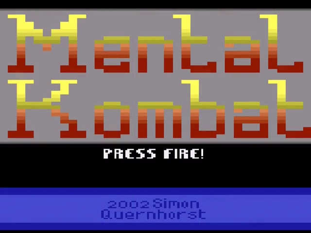 Mental Kombat (Homebrew) — Title screen